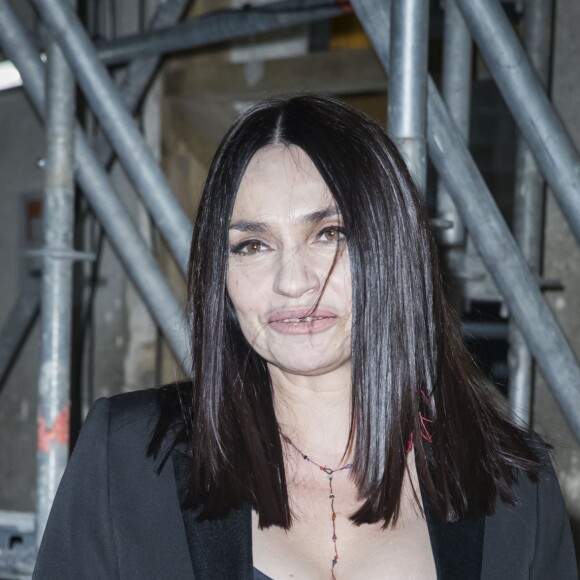 Béatrice Dalle au défilé de mode "Saint Laurent", collection prêt-à-porter Automne-Hiver 2017-2018 à Paris, le 28 février 2017.© Olivier Borde/Bestimage