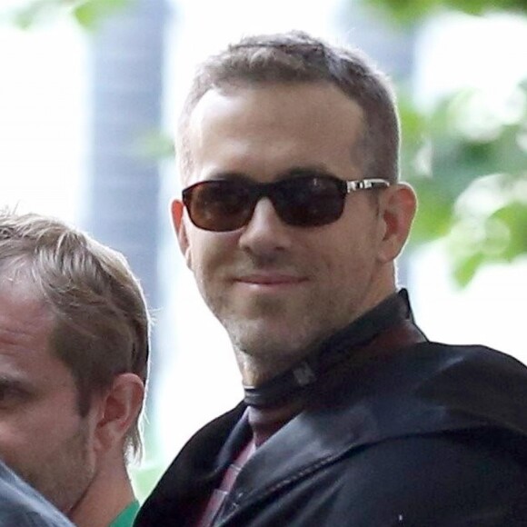 Ryan Reynolds sur le tournage de "Deadpool 2" à Vancouver. Le 26 juin 2017