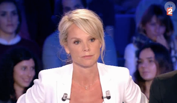 Vanessa Burggraf dans "On n'est pas couché" sur France 2 le 20 mai 2017.