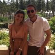 Fabien Gilot a demandé sa compagne Audrey Selles en mariage début juillet 2017 à Jérusalem (le couple pose ici à l'hôtel King David), en Israël, en marge des Maccabiah 2017. Photo Instagram Fabien Gilot.