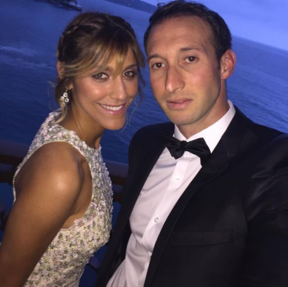 Fabien Gilot et Audrey Selles à Monte-Carlo en mars 2017 à l'occasion du Bal de la Rose, photo Instagram.