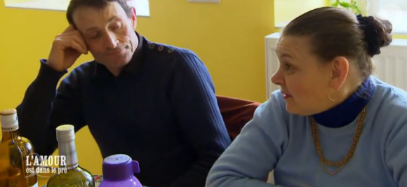 Eric et sa prétendante Françoise - "L'amour est dans le pré 2016". Le 26 septembre 2016 sur M6.