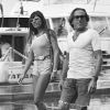 Elsa Martinelli et son deuxième mari le photographe Willy Rozzo en 1976.