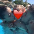 Jonathan des "Anges 9", sa fille et sa femme Racha - Instagram, 2017