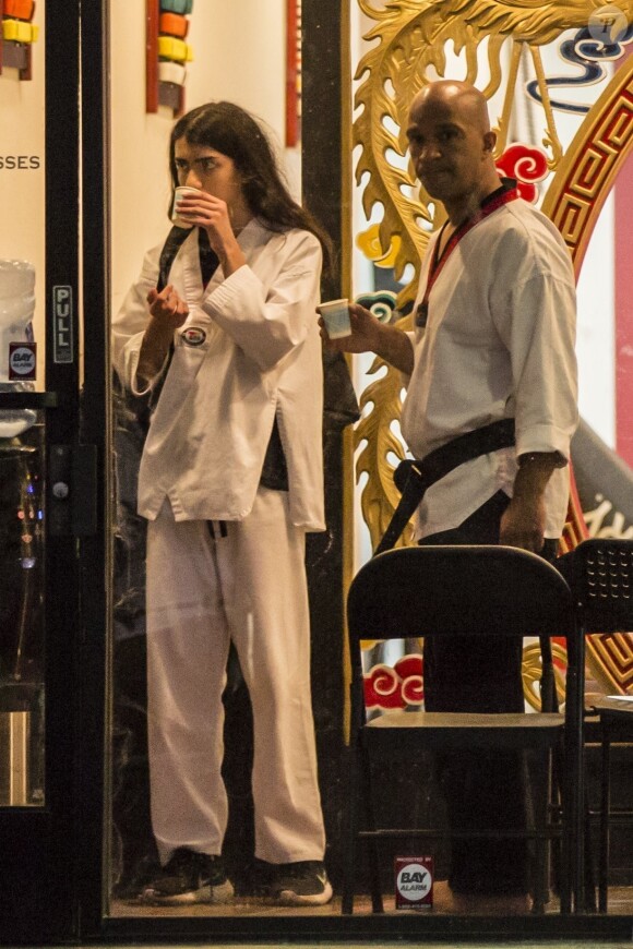 Exclusif - Bigi (Blanket) Jackson pendant son cours de karaté à Los Angeles, le 26 juin 2017