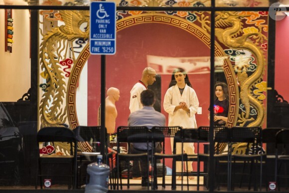 Exclusif - Bigi (Blanket) Jackson pendant son cours de karaté à Los Angeles, le 26 juin 2017