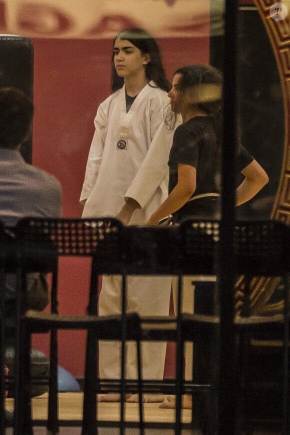 Exclusif - Bigi (Blanket) Jackson pendant son cours de karaté à Los Angeles, le 26 juin 2017