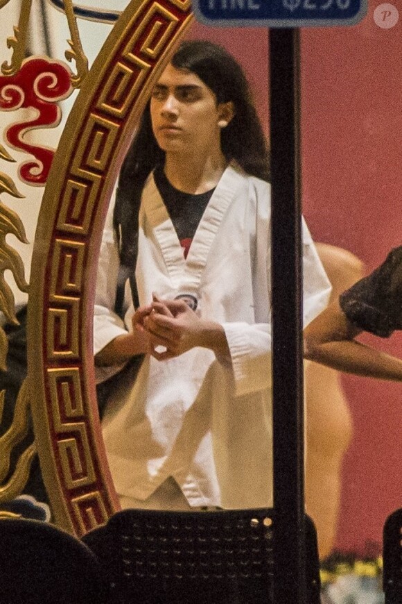 Exclusif - Bigi (Blanket) Jackson pendant son cours de karaté à Los Angeles, le 26 juin 2017