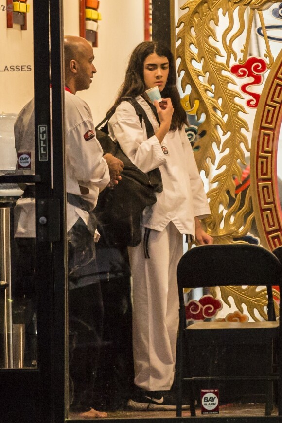 Exclusif - Bigi (Blanket) Jackson pendant son cours de karaté à Los Angeles, le 26 juin 2017