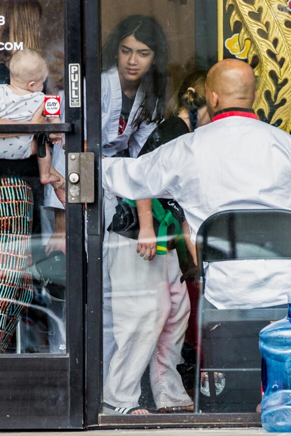Exclusif - Bigi (Blanket) Jackson à la sortie de son cours de karaté à Los Angeles, le 24 juin 2017