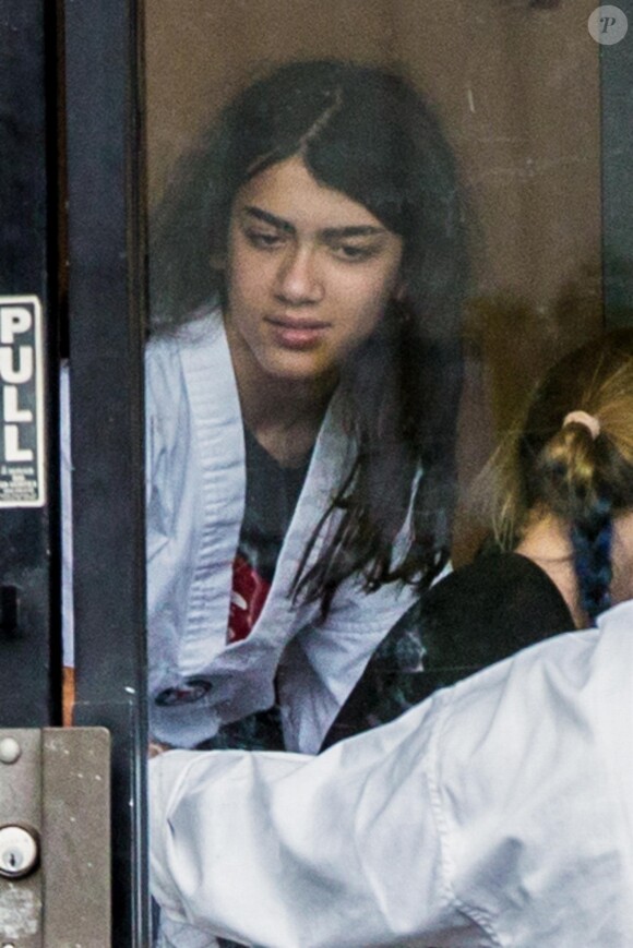 Exclusif - Bigi (Blanket) Jackson à la sortie de son cours de karaté à Los Angeles, le 24 juin 2017