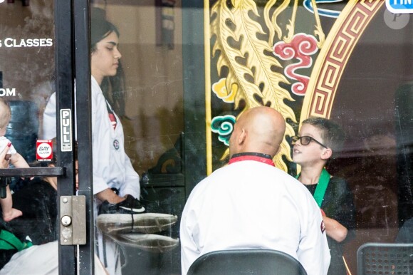 Exclusif - Bigi (Blanket) Jackson à la sortie de son cours de karaté à Los Angeles, le 24 juin 2017