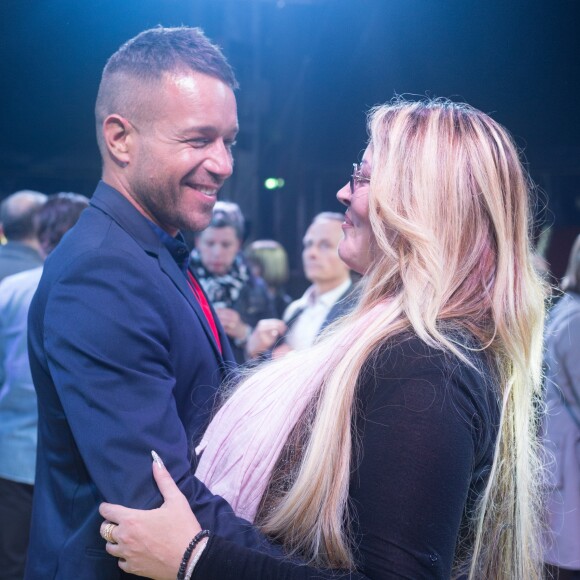 Exclusif - Prix Spécial - Loana Petrucciani (marraine 2017 de "Soupe En Scène") et son compagnon Phil Storm à la soirée "Soupe En Scène" au Cirque Pinder à Lyon, France, le 12 avril 2017. © Agence/Bestimage