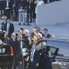 Melania Trump, le président des Etats-Unis Donald Trump et Brigitte Macron (Trogneux) lors du défilé du 14 juillet (fête nationale), place de la Concorde, à Paris, le 14 juillet 2017, avec comme invité d'honneur le président des Etats-Unis. © Pierre Pérusseau/Bestimage