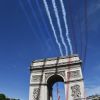 Départ du défilé du 14 juillet (fête nationale), à l'arc de Triomphe à Paris, le 14 juillet 2017. © Christian Liewig/Pool/Bestimage