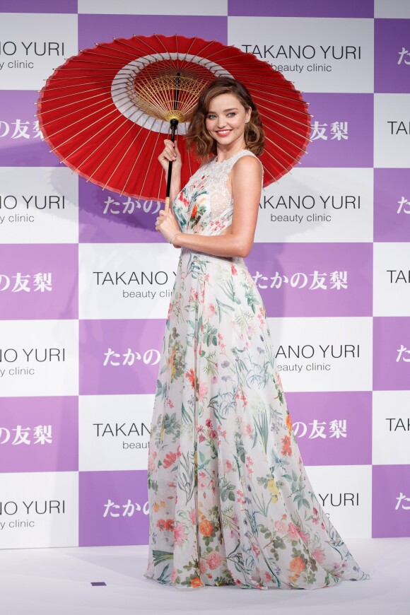 Miranda Kerr à Tokyo, le 11 juillet 2017.