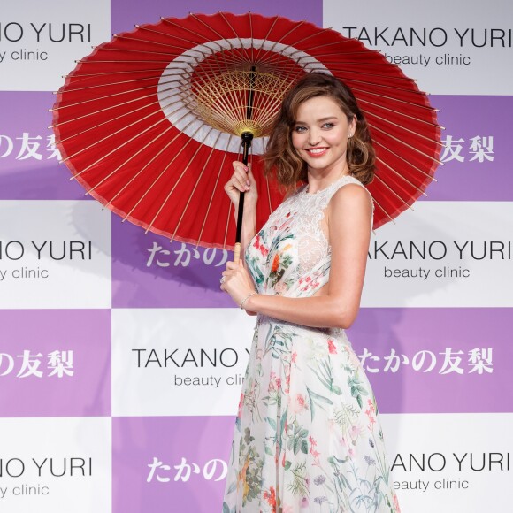 Miranda Kerr à Tokyo, le 11 juillet 2017.