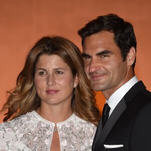 Roger and Mirka Federer arriving at the Wimbledon Champions Dinner 2017, at the Guildhall, London. ... Wimbledon Champions Dinner - London ... 16-07-2017 ... London ... UK ... Photo credit should read: Lauren Hurley/PA Wire. Unique Reference No. 32083241 ... Picture date: Sunday July 16, 2017. See PA story SPORT Wimbledon. Photo credit should read: Lauren Hurley/PA Wire16/07/2017 - 