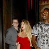 Exclusif  - Le joueur de football international français Paul Pogba (Manchester United) est allé diner en amoureux avec sa nouvelle compagne au restaurant TAO à Hollywood, le 7 juillet 2017.