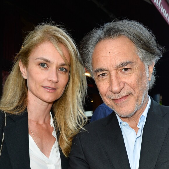 Richard Berry et sa femme Pascale Louange - Générale de la pièce "Ça coule de source" écrite par L. M. Colla au théâtre de la Gaîté-Montparnasse à Paris, le 30 mai 2017. © Coadic Guirec/Bestimage