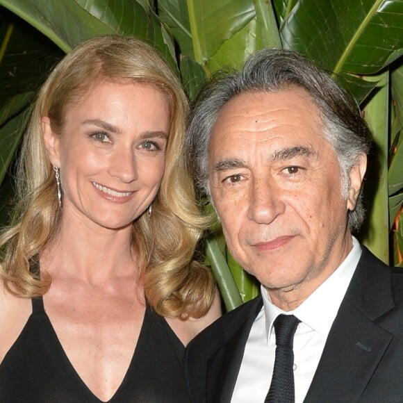 Richard Berry et sa femme Pascale Louange - Madame Figaro, Chopard et UniFrance s'associent pour célébrer le temps du dîner "Cannes French Party" le rayonnement du cinéma français dans le monde sur La terrasse By Albane lors du 70ème festival de Cannes le 18 mai 2017. © Veeren/Bestimage