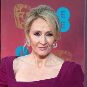 JK Rowling - Arrivée des people à la cérémonie des British Academy Film Awards (BAFTA) au Royal Albert Hall à Londres, le 12 février 2017.