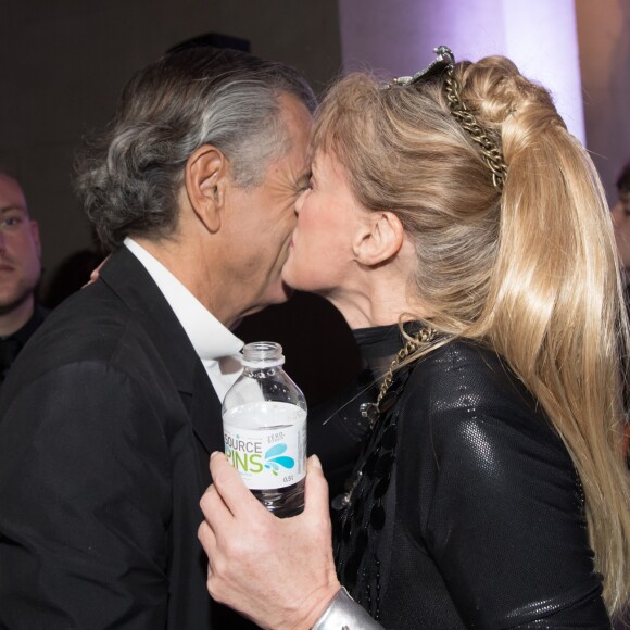 Semi-Exclusif - Arielle Dombasle et son mari Bernard-Henri Lévy (BHL) lors d'un concert de la chanteur et Nicolas Ker au Grand Palais à Paris le 26 octobre 2016. © Cyril Moreau / Bestimage