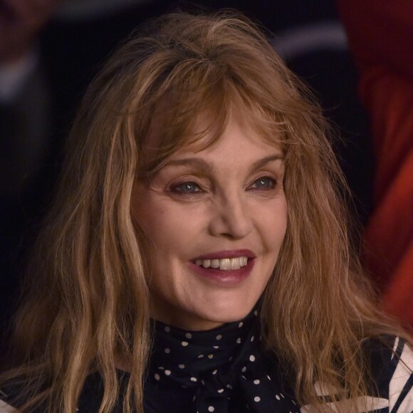 Arielle Dombasle durant la cérémonie de clôture du 1er Festival International du Film Culte de Trouville-sur-Mer le 18 juin 2016.