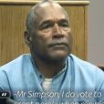 O.J. Simpson lors de l'audience organisée au centre correctionnel de Lovelock, Nevada, le 20 juillet 2017, marquée par sa libération par anticipation prévue le 1er octobre 2017.