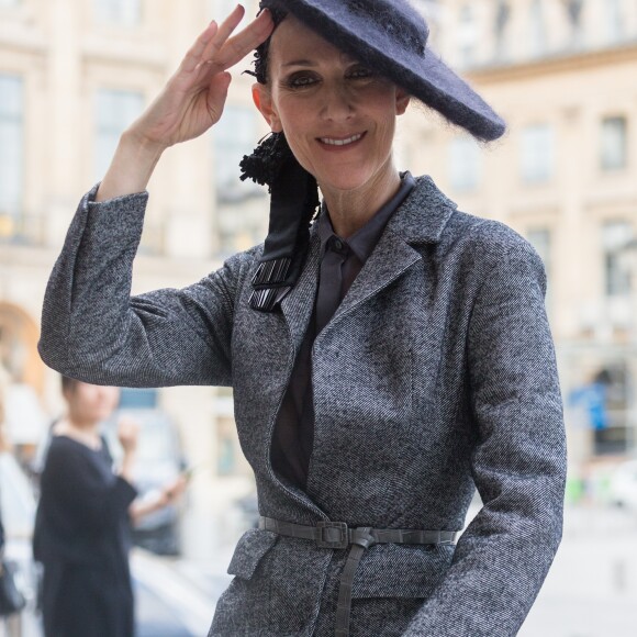 Exclusif - Céline Dion se rend à l'hôtel Ritz à Paris le 6 juillet 2017.