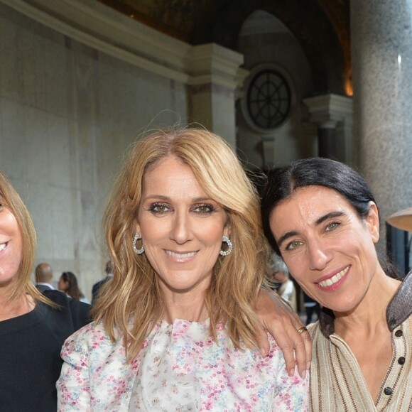 Céline Dion, Pepe Munoz au front row du défilé de mode Haute-Couture "Giambattista Valli" collection Automne-Hiver 2017/2018 au Petit Palais à Paris, France, le 3 juillet 2017. © CVS-Veeren/Bestimage