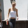 Exclusif - Lily-Rose Depp fait du shopping à Los Angeles le 10 juillet 2017.