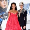 Rihanna et Cara Delevingne lors de la première de Valerian and the City of a Thousand Planets au Cineworld de Leicester Square, Londres, le 24 juillet 2017.