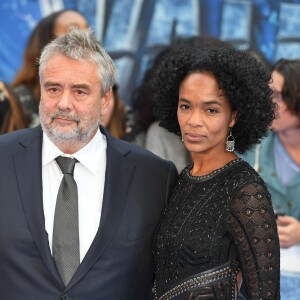 Luc Besson et sa femme Virginie Besson à la première de ‘Valerian' au Cineworld à Leicester Square à Londres, le 24 juillet 2017