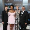 Dane DeHaan, Rihanna, Cara Delevingne, Luc Besson lors de la première de ''Valerian'' au TCL Chinese Theatre à Los Angeles, le 17 juillet 2017.