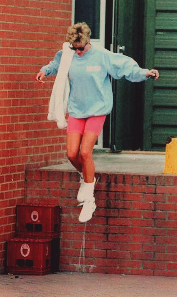 Diana, Princesse de Galles, en tenue de sport à Londres. Août 1994.