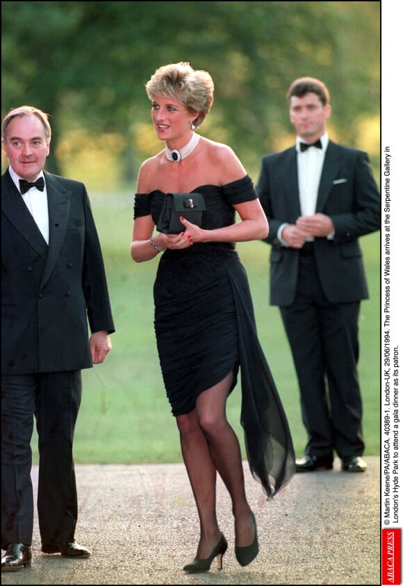 Diana, Princesse de Gala, à la Serpentine Gallery à Londres. Juin 1994. © Martin Keene/PA/ABACA