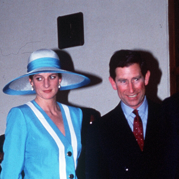 La princesse Diana et le prince Charles en Inde en février 1992.