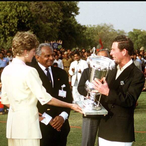 La princesse Diana et le prince Charles en Inde en février 1992.
