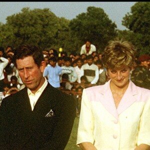 La princesse Diana et le prince Charles en Inde en février 1992.