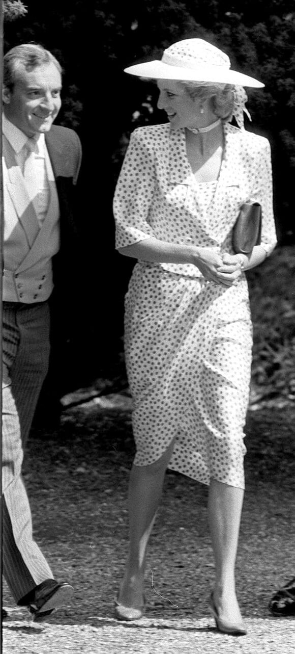 La princesse Diana avec son garde du corps Barry Mannakee en 1985. Amoureuse de lui, elle aurait envisagé de fuir la famille royale avec lui, qui est décédé dans un accident de moto en 1987.