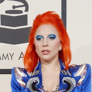 Lady Gaga (qui rend hommage à David Bowie lors de cette soirée) - La 58ème soirée annuelle des Grammy Awards au Staples Center à Los Angeles, le 15 février 2016.