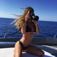 Photo de Nina Agdal. Juillet 2017.