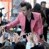 Harry Styles sur le plateau de l'émission TV "Today" à New York. Le 9 mai 2017.