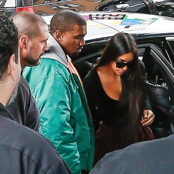 Kanye West et Kim Kardashian à New York, le 3 octobre 2016.