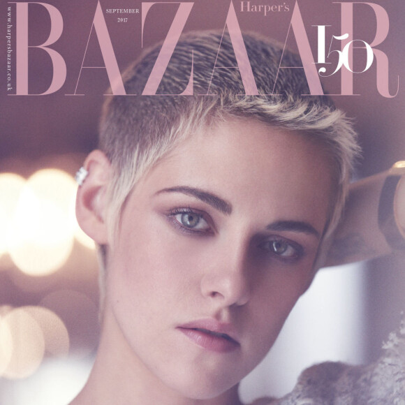 Kristen Stewart en couverture du numéro de septembre d'Harper's Bazaar.