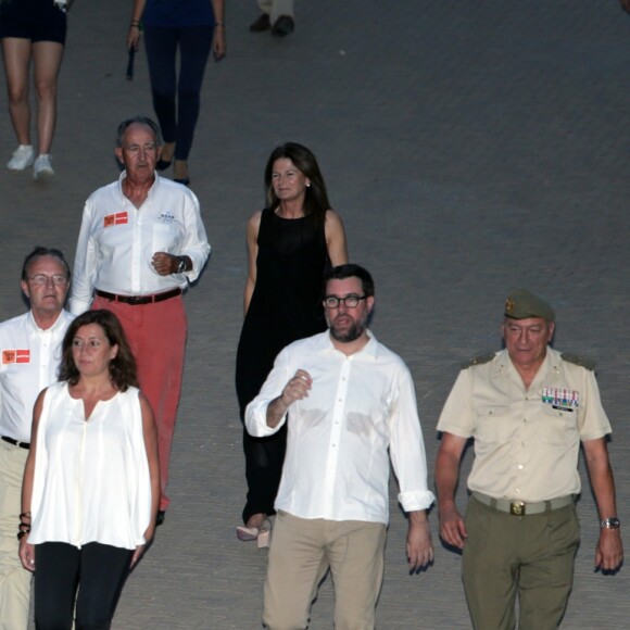 Le roi Felipe VI d'Espagne lors de la remise des prix de la 36e Copa del Rey à Palma de Majorque le 5 août 2017.
