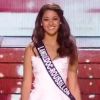 Miss Languedoc-Roussillon : Aurore Kichenin - Les cinq finalistes défilent en robe de réveillon. Concours Miss France 2017. Sur TF1, le 17 décembre 2016. 
