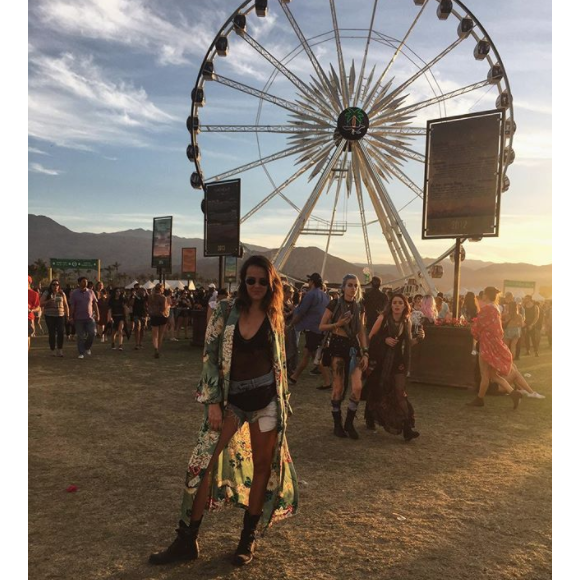 Pauline Ducruet à Coachella en avril 2017, photo Instagram.