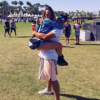 Pauline Ducruet dans les bras de Maxime Giaccardi lors de Coachella 2016, photo Instagram.
